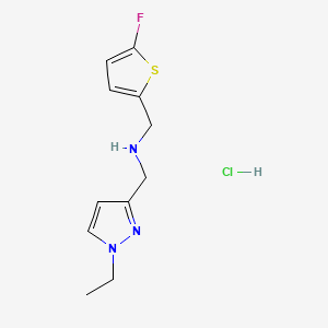 1-(1-ethyl-1H-pyrazol-3-yl)-N-[(5-fluoro-2-thienyl)methyl]methanamine