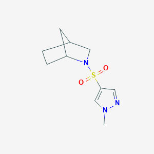 2-[(1-methyl-1H-pyrazol-4-yl)sulfonyl]-2-azabicyclo[2.2.1]heptane