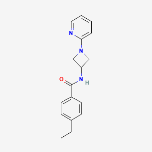 4-ethyl-N-[1-(pyridin-2-yl)azetidin-3-yl]benzamide