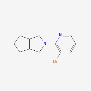 3-Bromo-2-{octahydrocyclopenta[c]pyrrol-2-yl}pyridine