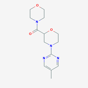 4-(5-Methylpyrimidin-2-yl)-2-(morpholine-4-carbonyl)morpholine