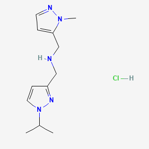 1-(1-isopropyl-1H-pyrazol-3-yl)-N-[(1-methyl-1H-pyrazol-5-yl)methyl]methanamine