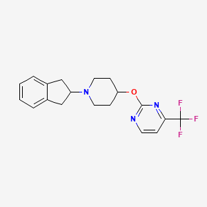 2-{[1-(2,3-dihydro-1H-inden-2-yl)piperidin-4-yl]oxy}-4-(trifluoromethyl)pyrimidine