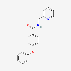 molecular formula C19H16N2O2 B1223281 4-苯氧基-N-(吡啶-2-基甲基)苯甲酰胺 