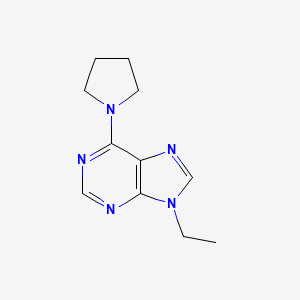 9-ethyl-6-(pyrrolidin-1-yl)-9H-purine