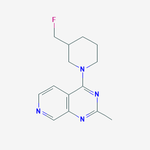 3-(Fluoromethyl)-1-{2-methylpyrido[3,4-d]pyrimidin-4-yl}piperidine