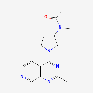 N-methyl-N-(1-{2-methylpyrido[3,4-d]pyrimidin-4-yl}pyrrolidin-3-yl)acetamide