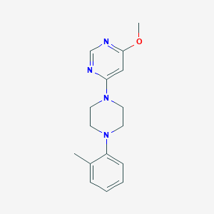 4-Methoxy-6-[4-(2-methylphenyl)piperazin-1-yl]pyrimidine