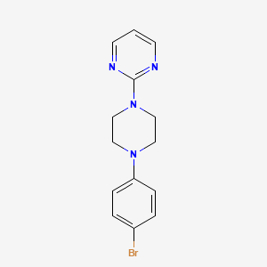 molecular formula C14H15BrN4 B12232912 2-[4-(4-Bromophenyl)piperazin-1-yl]pyrimidine 