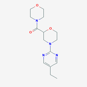 4-(5-Ethylpyrimidin-2-yl)-2-(morpholine-4-carbonyl)morpholine