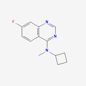 N-cyclobutyl-7-fluoro-N-methylquinazolin-4-amine