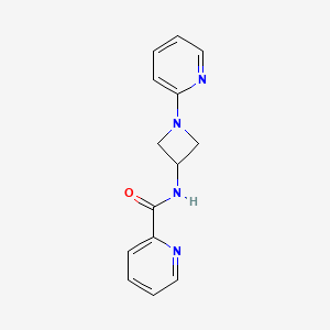 N-[1-(pyridin-2-yl)azetidin-3-yl]pyridine-2-carboxamide