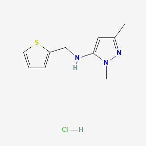 1,3-dimethyl-N-(2-thienylmethyl)-1H-pyrazol-5-amine