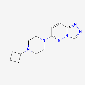 1-Cyclobutyl-4-{[1,2,4]triazolo[4,3-b]pyridazin-6-yl}piperazine