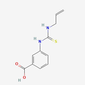 molecular formula C11H12N2O2S B1223309 m-Allylthioureidobenzoic acid CAS No. 500-48-1