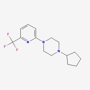 1-Cyclopentyl-4-[6-(trifluoromethyl)pyridin-2-yl]piperazine