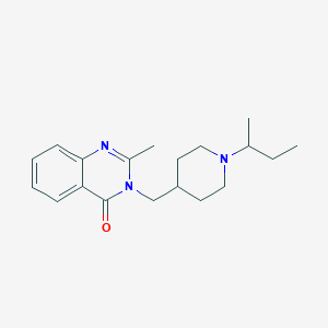 3-{[1-(Butan-2-yl)piperidin-4-yl]methyl}-2-methyl-3,4-dihydroquinazolin-4-one