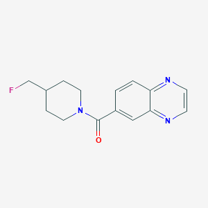 6-[4-(Fluoromethyl)piperidine-1-carbonyl]quinoxaline