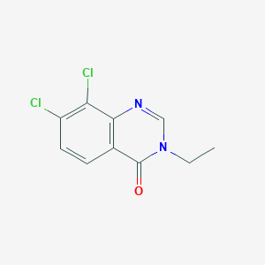 7,8-Dichloro-3-ethyl-3,4-dihydroquinazolin-4-one