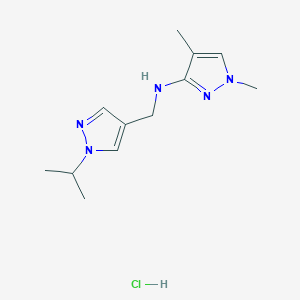 N-[(1-isopropyl-1H-pyrazol-4-yl)methyl]-1,4-dimethyl-1H-pyrazol-3-amine