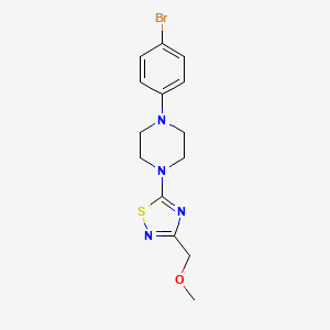 1-(4-Bromophenyl)-4-[3-(methoxymethyl)-1,2,4-thiadiazol-5-yl]piperazine