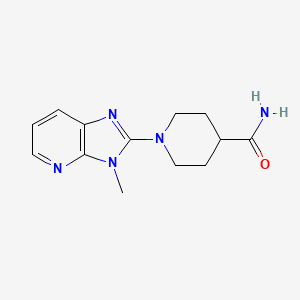 1-{3-methyl-3H-imidazo[4,5-b]pyridin-2-yl}piperidine-4-carboxamide