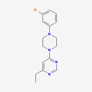 4-[4-(3-Bromophenyl)piperazin-1-yl]-6-ethylpyrimidine