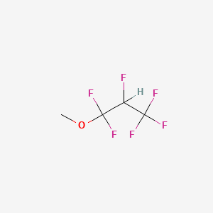 molecular formula C4H4F6O B1223339 1,1,2,3,3,3-Hexafluoropropyl methyl ether CAS No. 382-34-3
