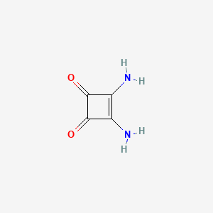 molecular formula C4H4N2O2 B1223340 3,4-Diaminocyclobut-3-ene-1,2-dione CAS No. 5231-89-0