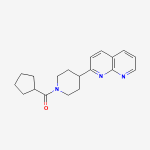 2-(1-Cyclopentanecarbonylpiperidin-4-yl)-1,8-naphthyridine