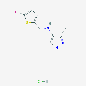 N-[(5-fluoro-2-thienyl)methyl]-1,3-dimethyl-1H-pyrazol-4-amine