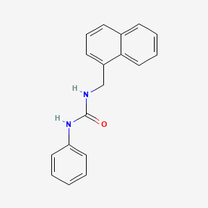 molecular formula C18H16N2O B1223355 1-(1-Naphthalenylmethyl)-3-phenylurea 