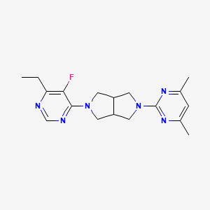 4-[5-(4,6-Dimethylpyrimidin-2-yl)-octahydropyrrolo[3,4-c]pyrrol-2-yl]-6-ethyl-5-fluoropyrimidine