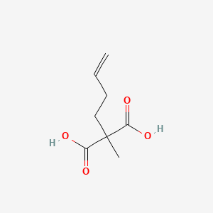 molecular formula C8H12O4 B12233587 2-(But-3-en-1-yl)-2-methylpropanedioic acid 