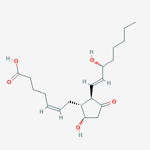 molecular formula C20H32O5 B122336 (Z)-7-[(1R,2R,5S)-5-hydroxy-2-[(E,3R)-3-hydroxyoct-1-enyl]-3-oxocyclopentyl]hept-5-enoic acid CAS No. 59894-05-2