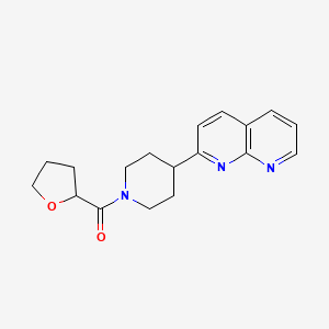 2-[1-(Oxolane-2-carbonyl)piperidin-4-yl]-1,8-naphthyridine