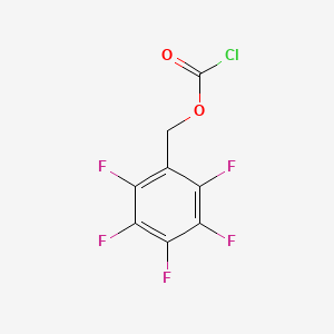 molecular formula C8H2ClF5O2 B1223367 Pentafluorobenzyl chloroformate CAS No. 53526-74-2