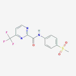 N-(4-methanesulfonylphenyl)-4-(trifluoromethyl)pyrimidine-2-carboxamide