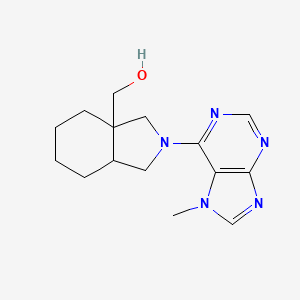 [2-(7-methyl-7H-purin-6-yl)-octahydro-1H-isoindol-3a-yl]methanol