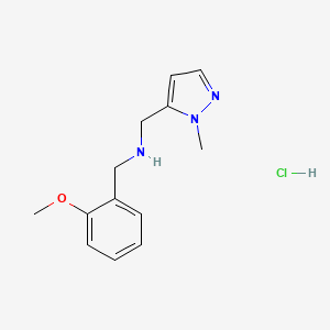 1-(2-methoxyphenyl)-N-[(1-methyl-1H-pyrazol-5-yl)methyl]methanamine