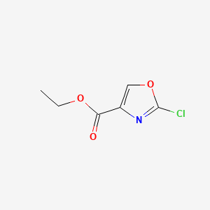 molecular formula C6H6ClNO3 B1223382 2-Cloro-4-carboxilato de etilo oxazol CAS No. 460081-18-9