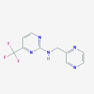 N-[(pyrazin-2-yl)methyl]-4-(trifluoromethyl)pyrimidin-2-amine