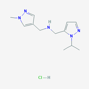 1-(1-isopropyl-1H-pyrazol-5-yl)-N-[(1-methyl-1H-pyrazol-4-yl)methyl]methanamine