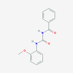 N-[(2-methoxyanilino)-oxomethyl]benzamide