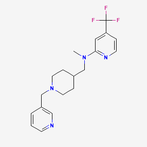 N-methyl-N-({1-[(pyridin-3-yl)methyl]piperidin-4-yl}methyl)-4-(trifluoromethyl)pyridin-2-amine