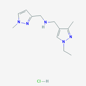 1-(1-ethyl-3-methyl-1H-pyrazol-4-yl)-N-[(1-methyl-1H-pyrazol-3-yl)methyl]methanamine