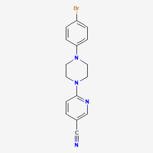 6-[4-(4-Bromophenyl)piperazin-1-yl]pyridine-3-carbonitrile