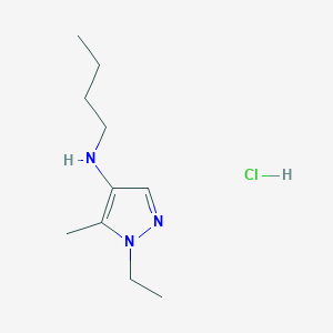 N-butyl-1-ethyl-5-methylpyrazol-4-amine;hydrochloride