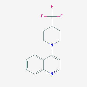 4-[4-(Trifluoromethyl)piperidin-1-yl]quinoline