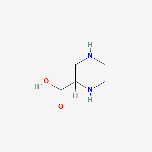 molecular formula C5H10N2O2 B1223399 Piperazine-2-carboxylic acid CAS No. 2762-32-5